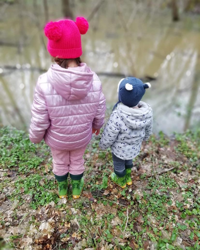 May be an image of child, standing and outdoors